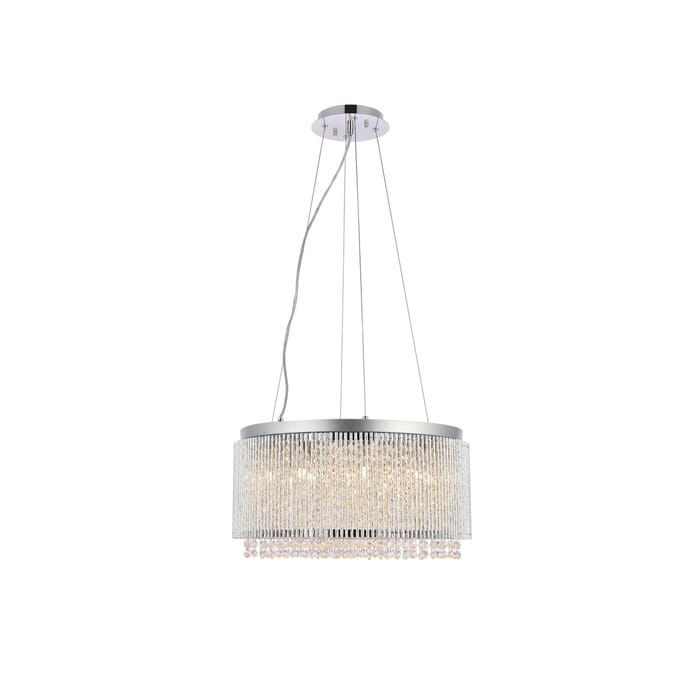 Influx 12-Light Pendant in Chrome Influx 12-Light Pendant in Chrome