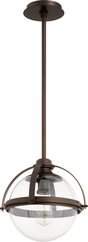 Quorum Transitional 13"" Pendant Light in Oiled Bronze -  Quorum International, 88-13-86