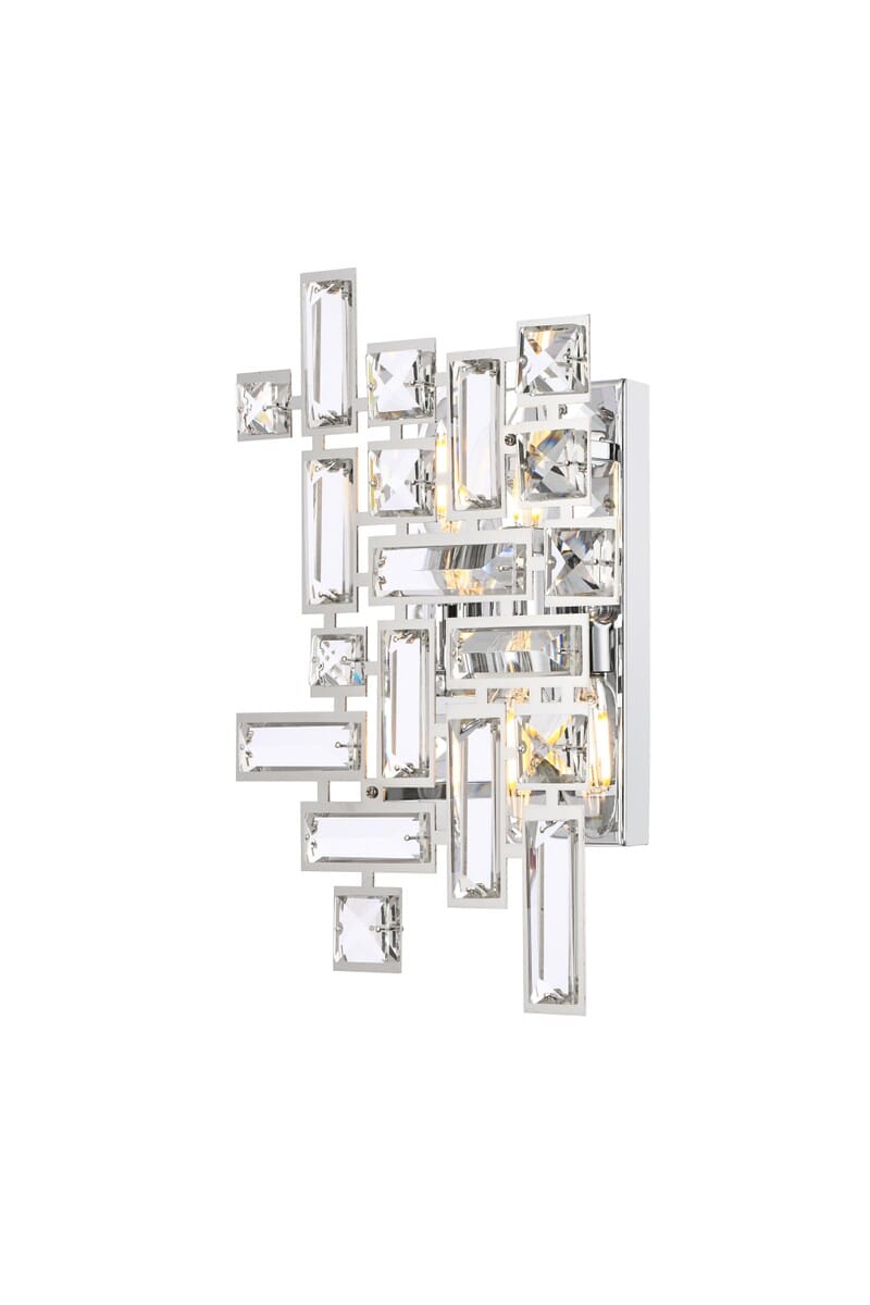 Picasso 2-Light Wall Sconce in Chrome