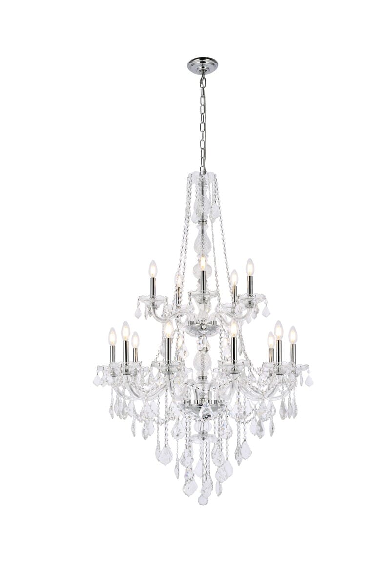 Verona 15-Light Chandelier in Chrome