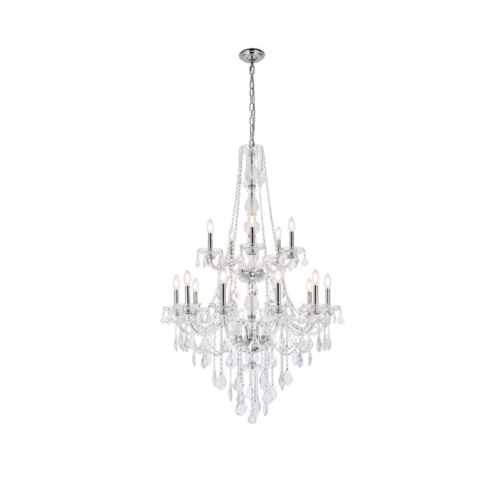Verona 15-Light Chandelier in Chrome Verona 15-Light Chandelier in Chrome