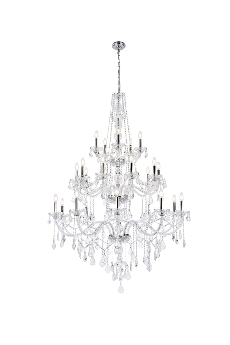 Verona 25-Light Chandelier in Chrome