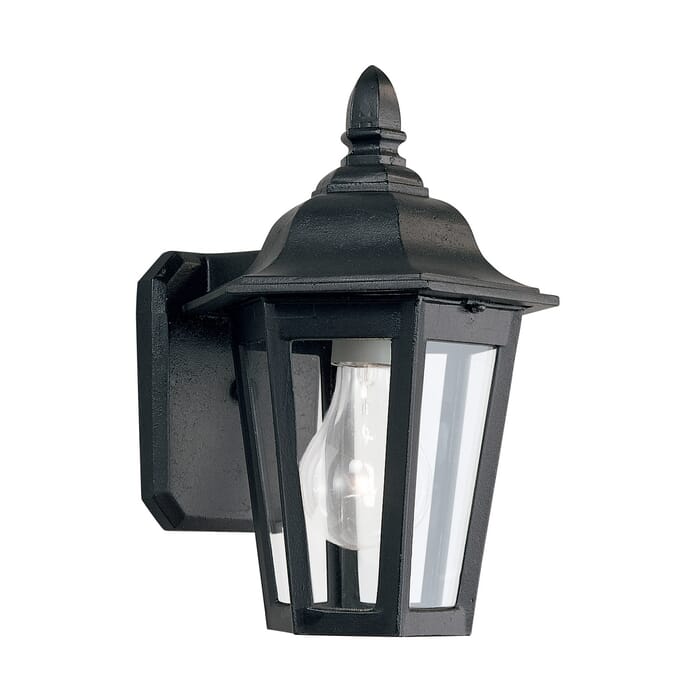 Sea Gull Brentwood Outdoor Wall Light in Black Sea Gull Brentwood Outdoor Wall Light in Black