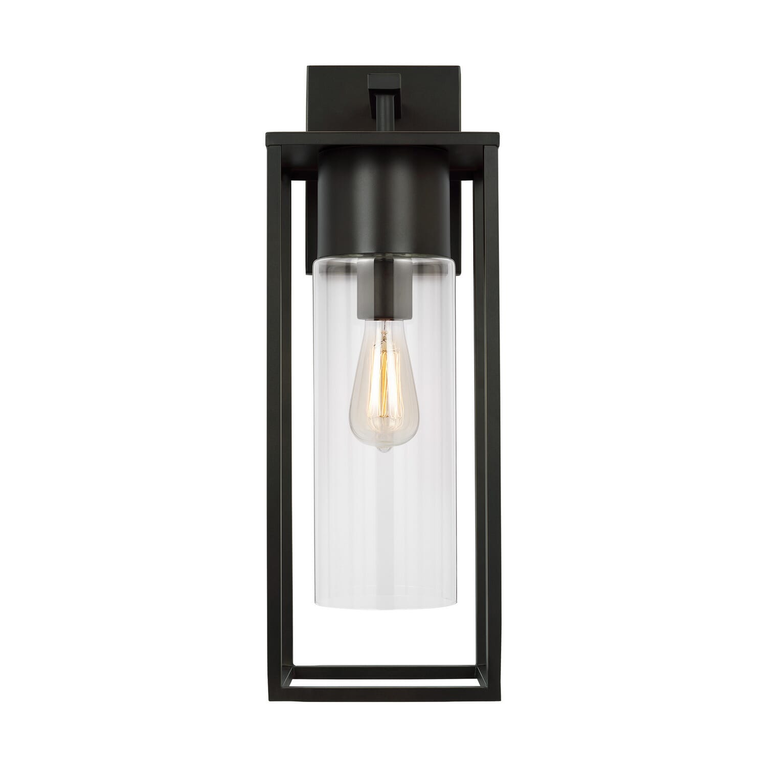 Vado 1-Light Outdoor Wall Lantern in Antique Bronze