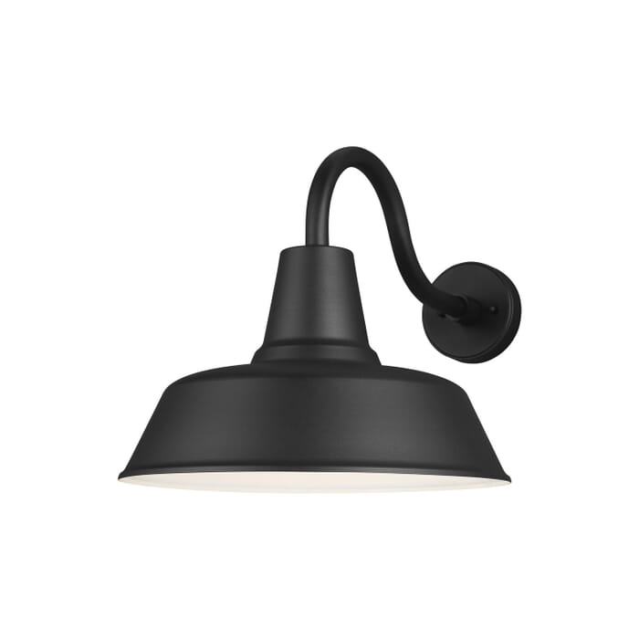 Barn Light 1-Light Outdoor Wall Lantern in Black Barn Light 1-Light Outdoor Wall Lantern in Black