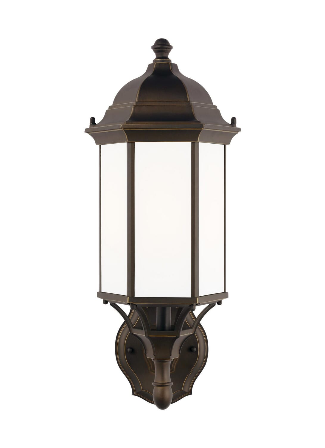 Sevier 1-Light Outdoor Wall Lantern in Antique Bronze