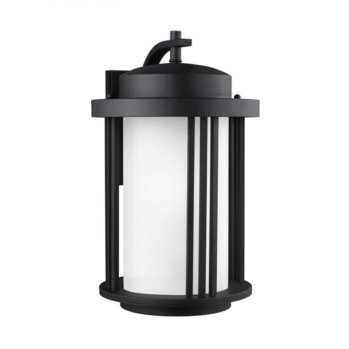 Sea Gull Crowell 20" Outdoor Wall Light in Black Sea Gull Crowell 20" Outdoor Wall Light in Black