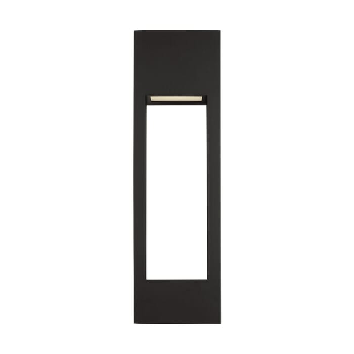 Testa 2-Light LED Outdoor Wall Lantern in Black Testa 2-Light LED Outdoor Wall Lantern in Black