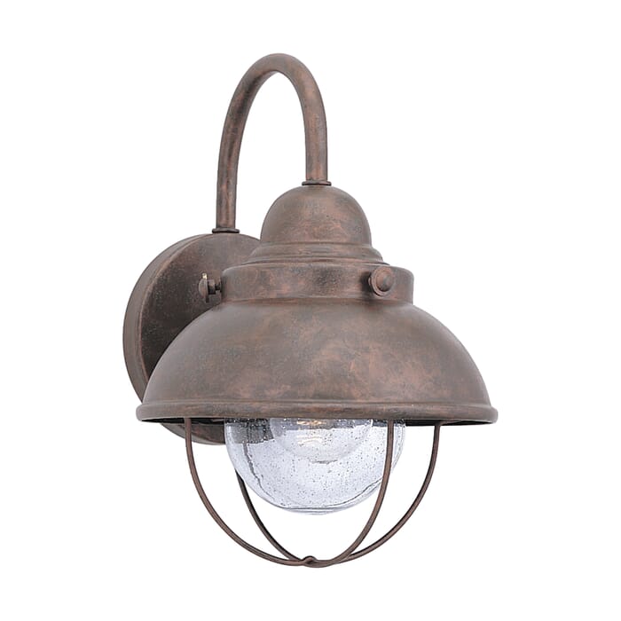 Sea Gull Sebring Outdoor Wall Light in Weathered Copper Sea Gull Sebring Outdoor Wall Light in Weathered Copper
