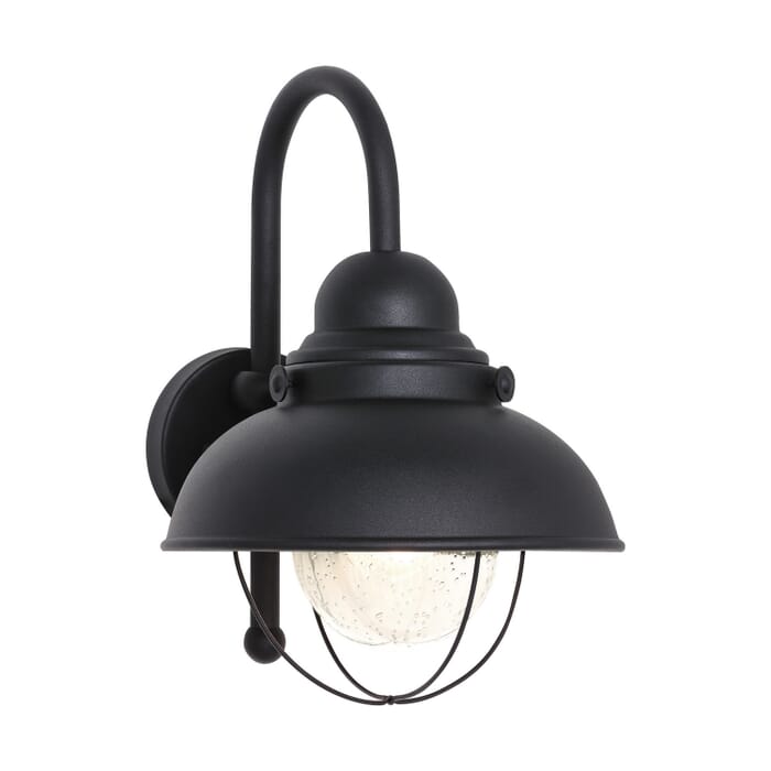 Sebring 1-Light Outdoor Wall Lantern in Black Sebring 1-Light Outdoor Wall Lantern in Black