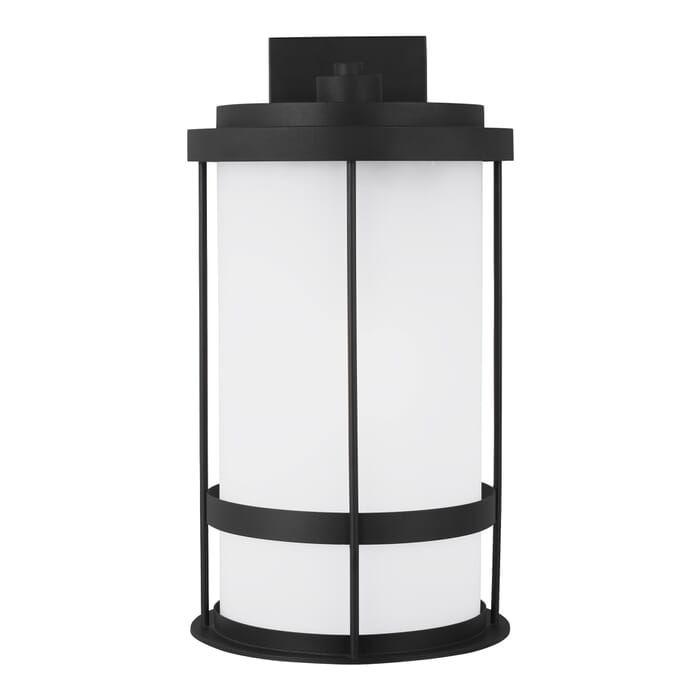 Sea Gull Wilburn Outdoor Wall Light in Black Sea Gull Wilburn Outdoor Wall Light in Black