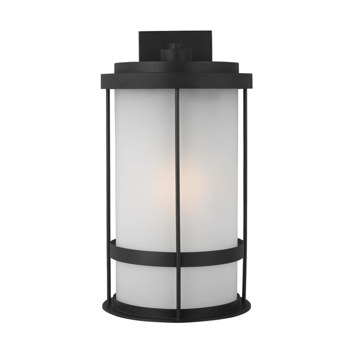 Sea Gull Wilburn Outdoor Wall Light in Black Sea Gull Wilburn Outdoor Wall Light in Black