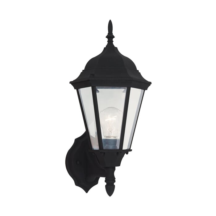Sea Gull Bakersville 17" Outdoor Wall Light in Black Sea Gull Bakersville 17" Outdoor Wall Light in Black