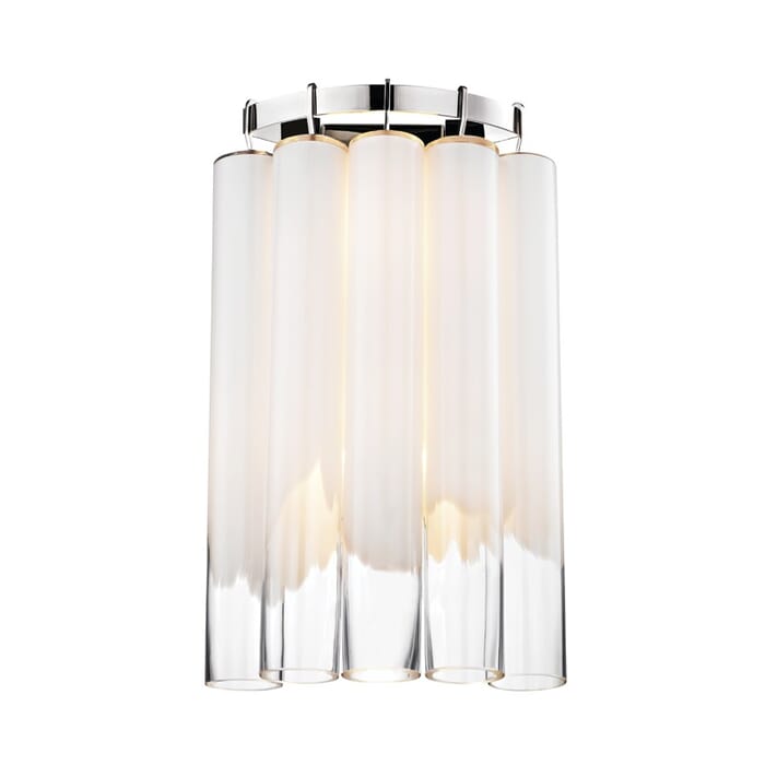 Hudson Valley Tyrell 2-Light 21" Wall Sconce in Polished Nickel Hudson Valley Tyrell 2-Light 21" Wall Sconce in Polished Nickel