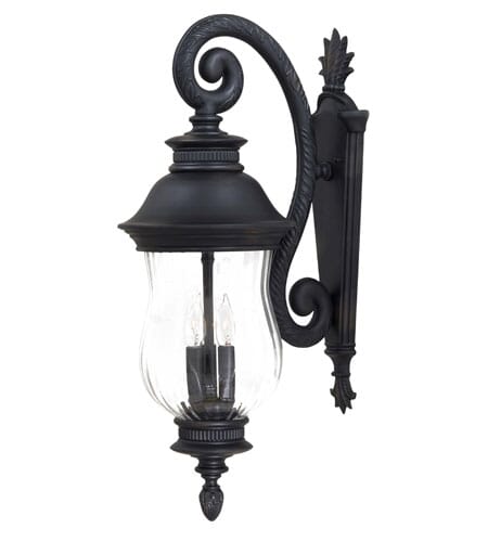 Newport 3-Light 28" Outdoor Wall Light in Heritage