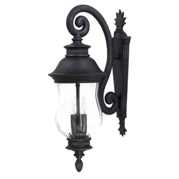 The Great Outdoors Newport 3-Light 28" Outdoor Wall Light in Heritage