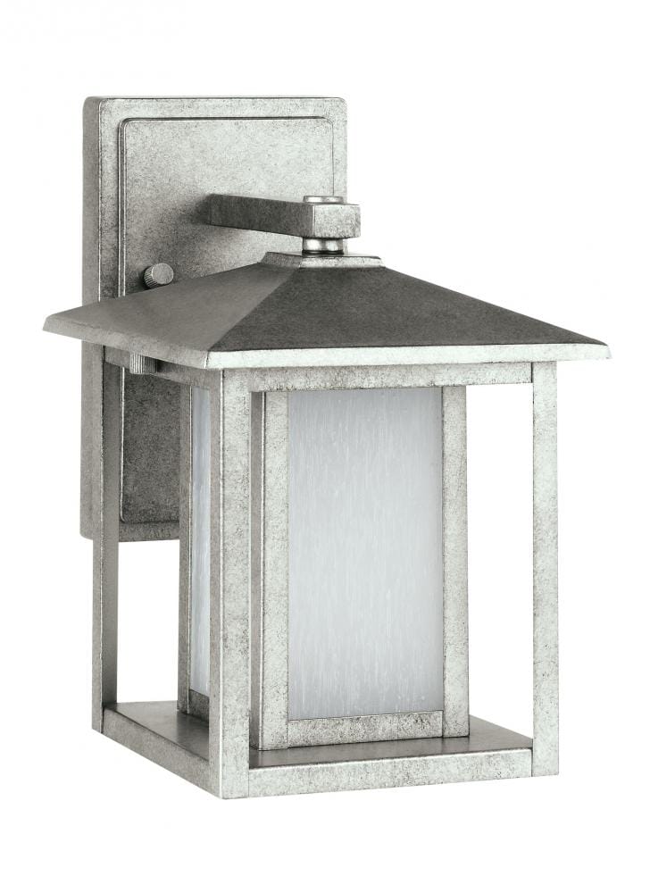 Sea Gull Hunnington 11" Outdoor Wall Light in Weathered Pewter