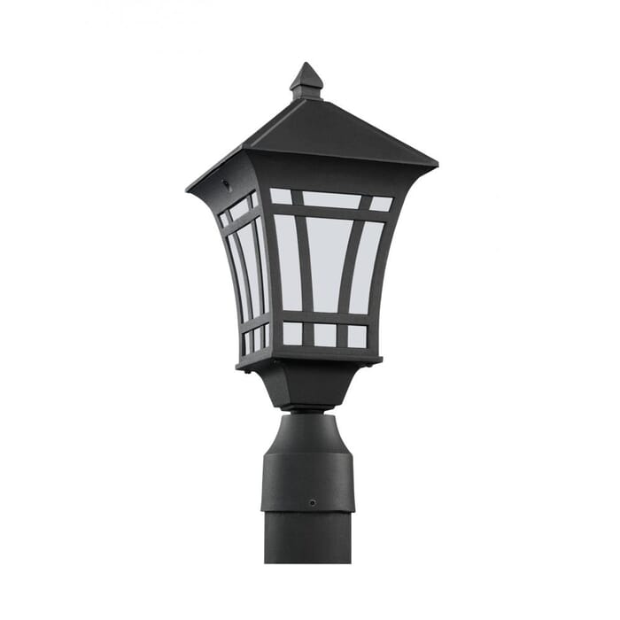 Sea Gull Herrington 17" Outdoor Post Light in Black Sea Gull Herrington 17" Outdoor Post Light in Black