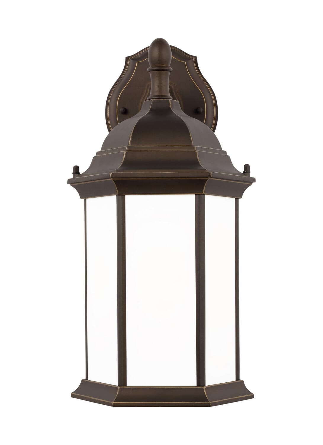 Sevier 1-Light Outdoor Wall Lantern in Antique Bronze