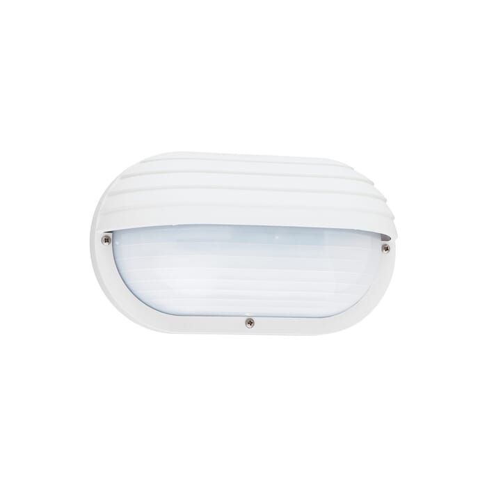 Sea Gull Bayside 5" Outdoor Wall Light in White Sea Gull Bayside 5" Outdoor Wall Light in White