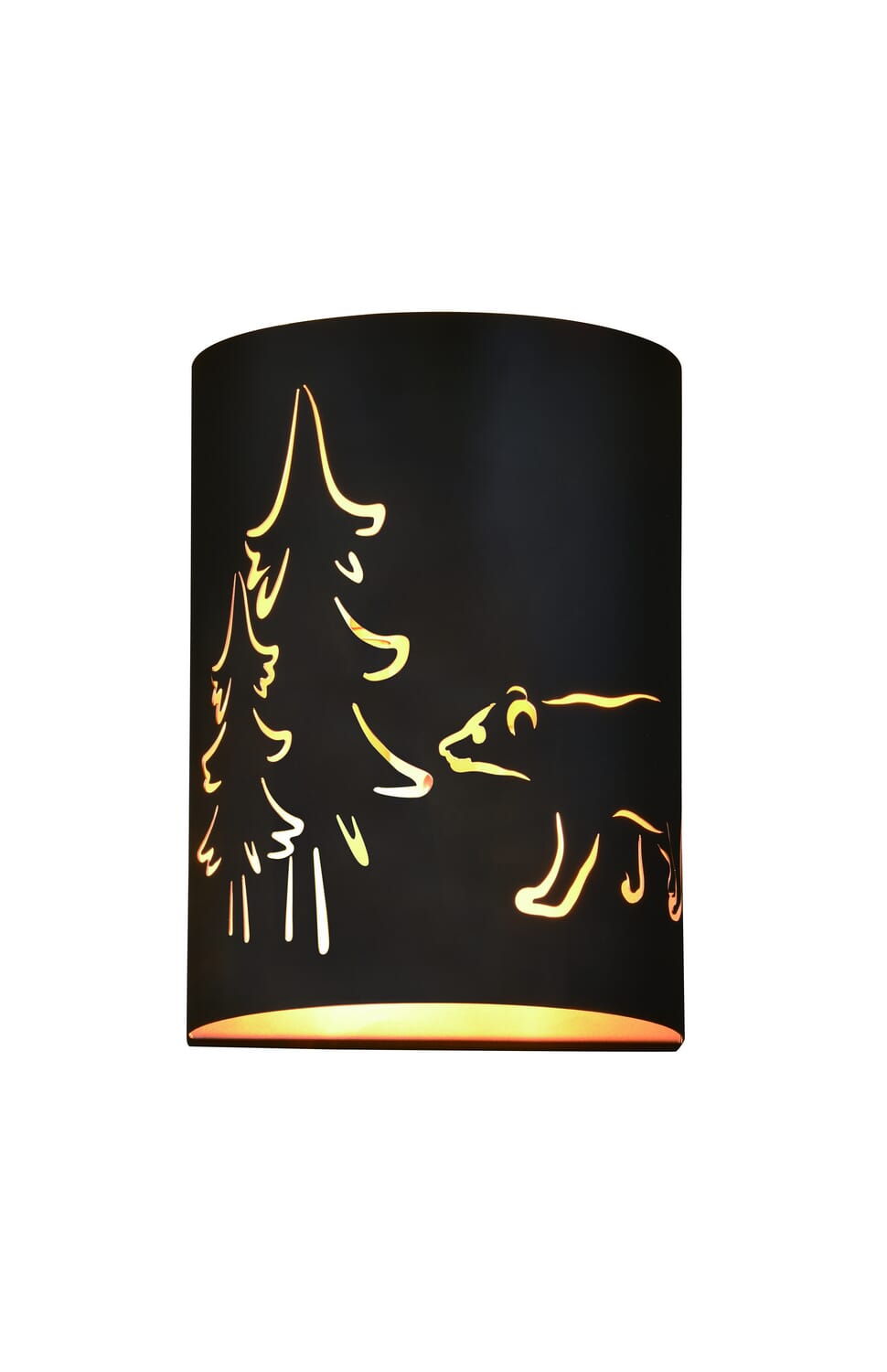Katmai 2-Light Wall Sconce in Noble Bronze and Brass Gold