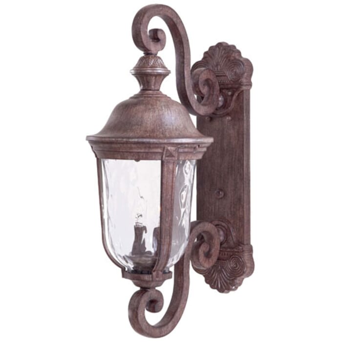 The Great Outdoors Ardmore 2-Light 25" Outdoor Wall Light in Vintage Rust The Great Outdoors Ardmore 2-Light 25" Outdoor Wall Light in Vintage Rust