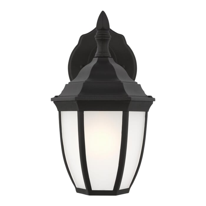 Bakersville 1-Light Outdoor Wall Lantern in Black Bakersville 1-Light Outdoor Wall Lantern in Black