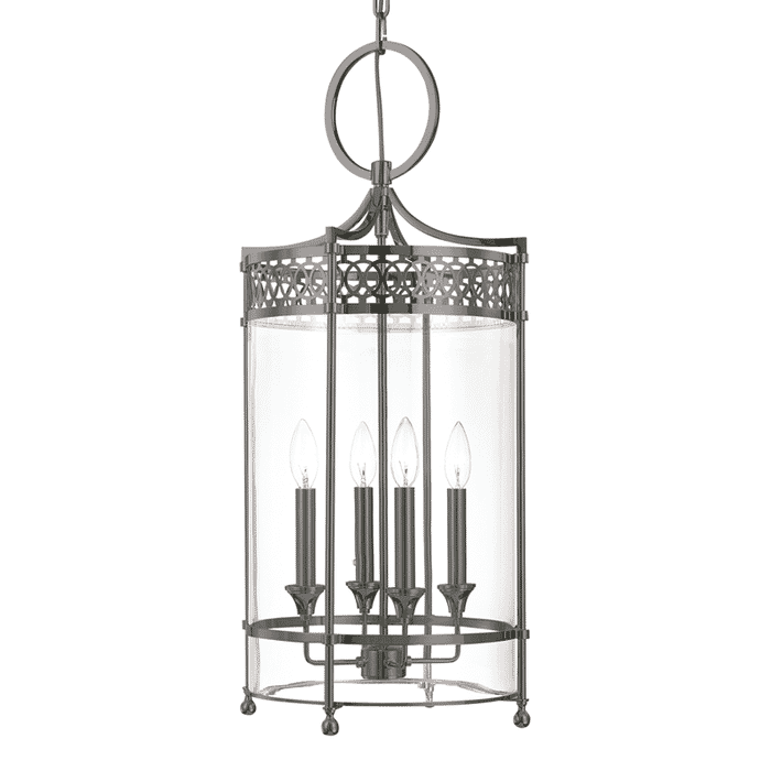 Hudson Valley Amelia 4-Light 28" Pendant Light in Antique Nickel Hudson Valley Amelia 4-Light 28" Pendant Light in Antique Nickel