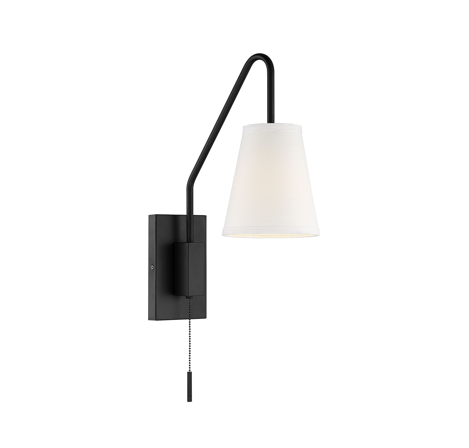 Savoy House Owen 1-Light Adjustable Wall Sconce in Matte Black