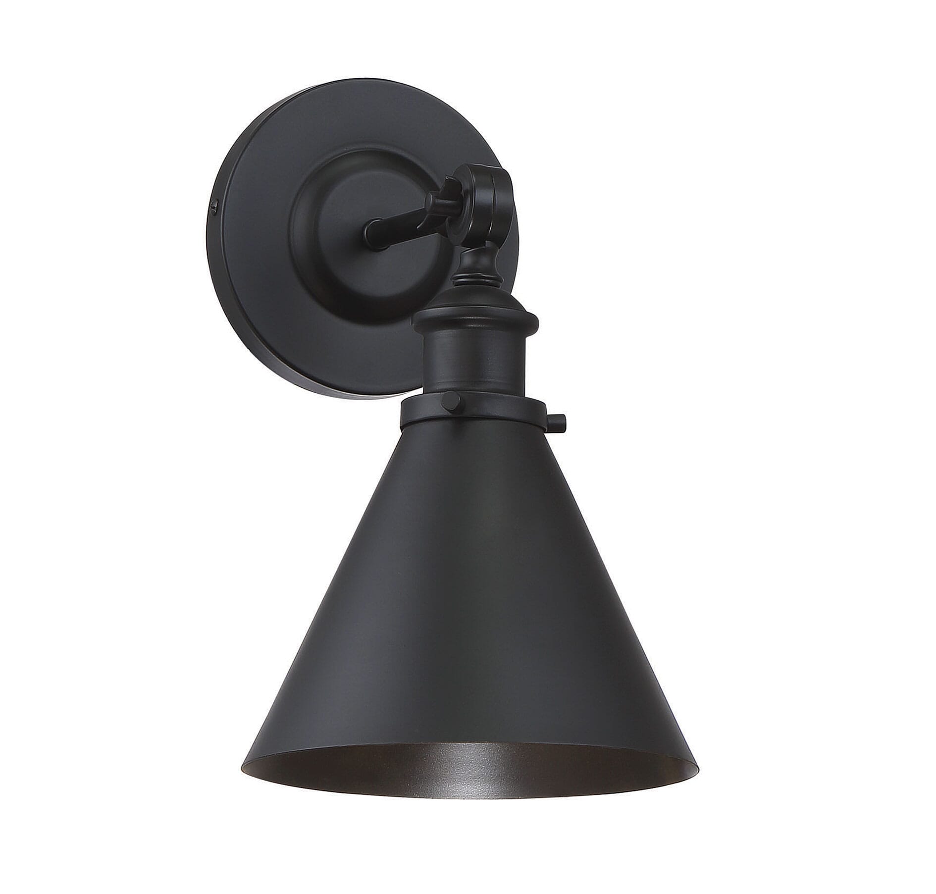 Photos - Chandelier / Lamp SAVOY House House Glenn Wall Sconce in Matte Black - 9-0901-1-89 9-0901-1-89