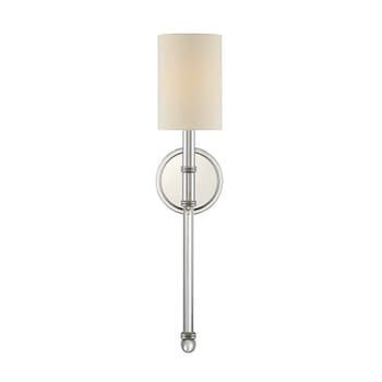 Savoy House Fremont 1-Light Wall Sconce in Polished Nickel
