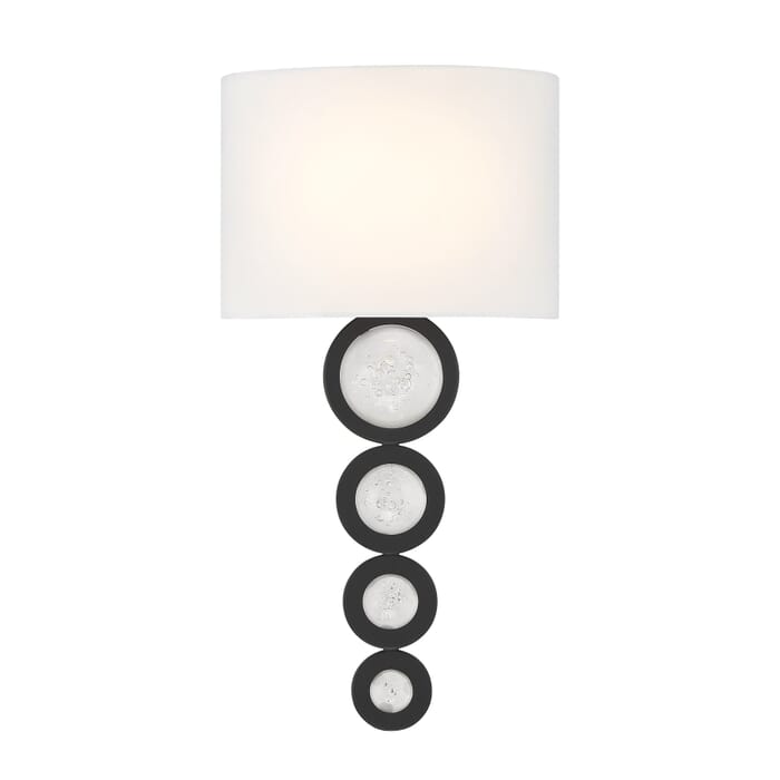 Marseille 1-Light Wall Sconce in Matte Black Marseille 1-Light Wall Sconce in Matte Black