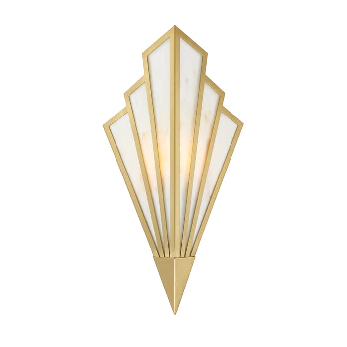 Rivage 1-Light LED Wall Sconce in Warm Brass Rivage 1-Light LED Wall Sconce in Warm Brass