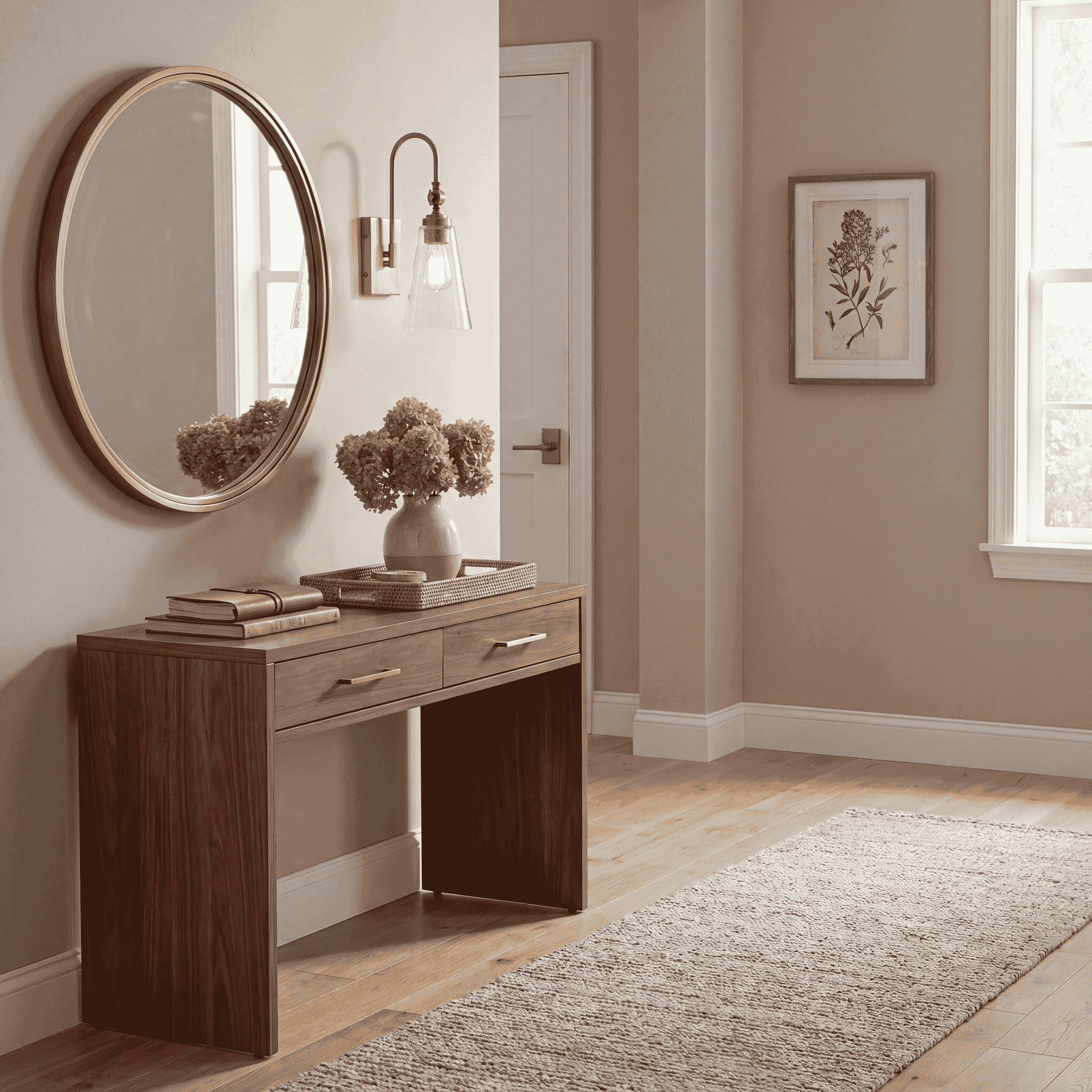 Warm Brass One Light Wall Sconce from the York Collection