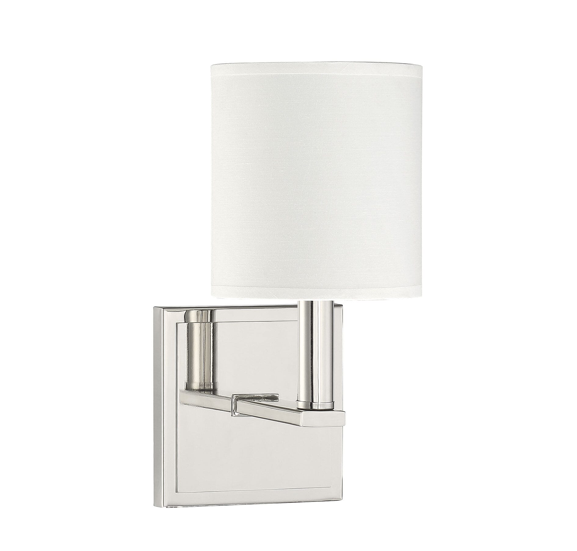 Savoy House Waverly 1-Light Wall Sconce in Polished Nickel