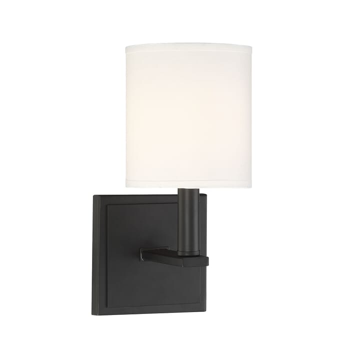Savoy House Waverly 1-Light Wall Sconce in Matte Black Savoy House Waverly 1-Light Wall Sconce in Matte Black