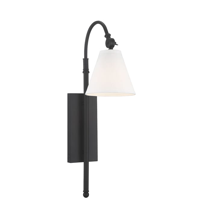 Savoy House Rutland 1-Light Adjustable Wall Sconce in Classic Bronze Savoy House Rutland 1-Light Adjustable Wall Sconce in Classic Bronze