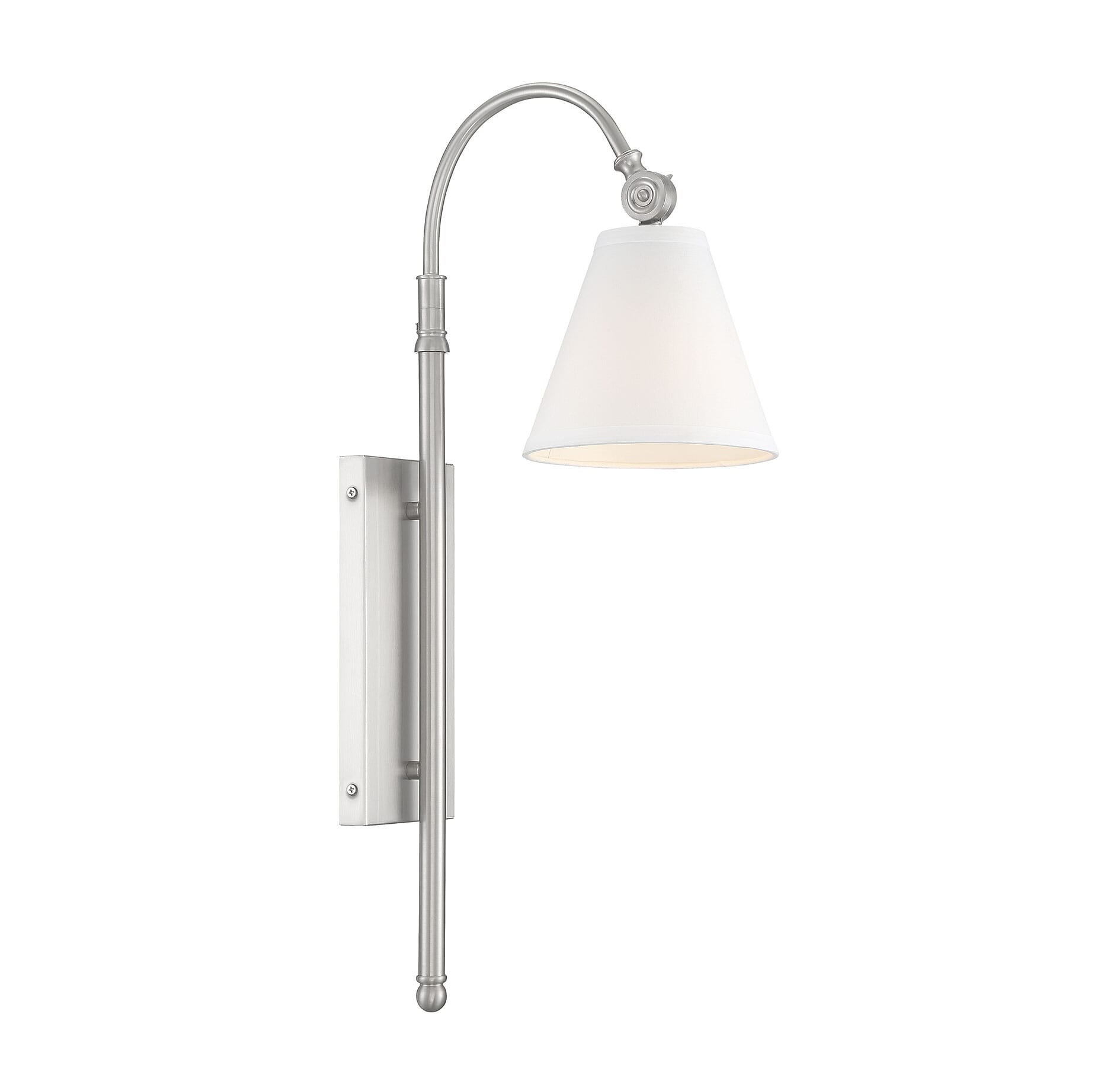Savoy House Rutland 1-Light Adjustable Wall Sconce in Satin Nickel