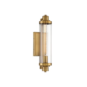 Savoy House Pike 1-Light Wall Sconce in Warm Brass
