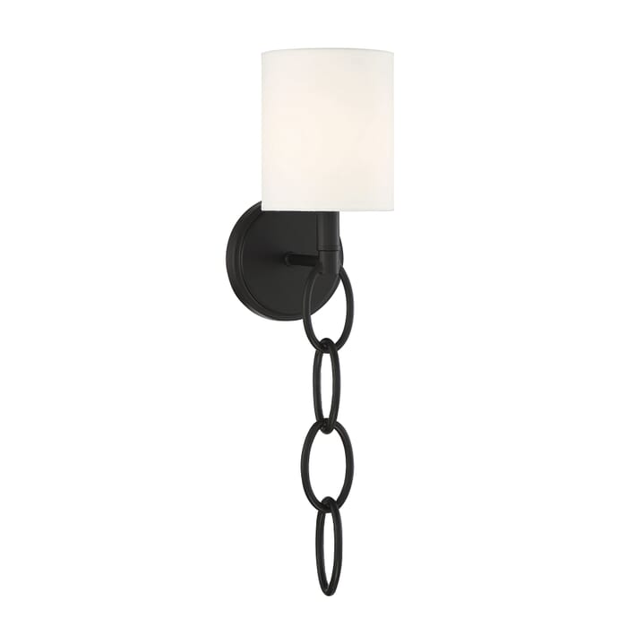 Savoy House Joffree 1-Light Wall Sconce in Matte Black Savoy House Joffree 1-Light Wall Sconce in Matte Black