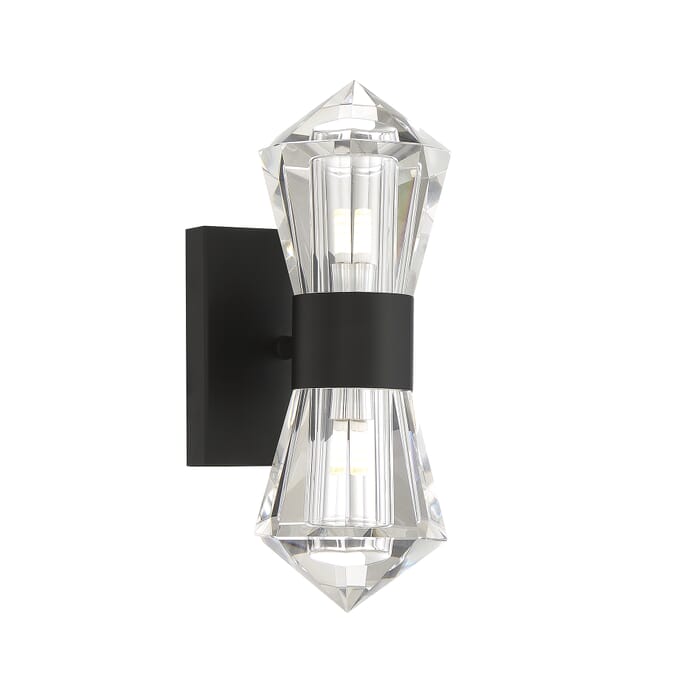 Savoy House Dryden 2-Light Wall Sconce in Matte Black Savoy House Dryden 2-Light Wall Sconce in Matte Black
