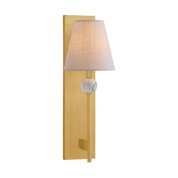 Travis 1-Light Wall Sconce in Warm Brass Travis 1-Light Wall Sconce in Warm Brass