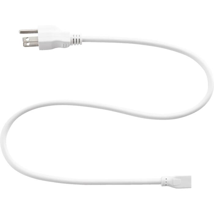 Quorum Under Cabinet Light Power Cord in White Quorum Under Cabinet Light Power Cord in White