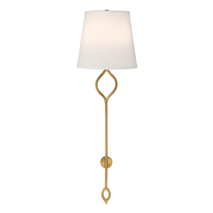 Roxbury 2-Light Wall Sconce in Warm Brass Roxbury 2-Light Wall Sconce in Warm Brass