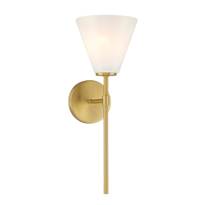 Blair 1-Light Wall Sconce in Warm Brass Blair 1-Light Wall Sconce in Warm Brass