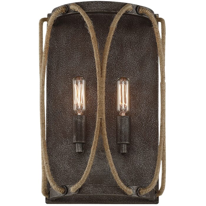 Savoy House Keating 14" 2-Light Wall Sconce in Artisan Rust Savoy House Keating 14" 2-Light Wall Sconce in Artisan Rust
