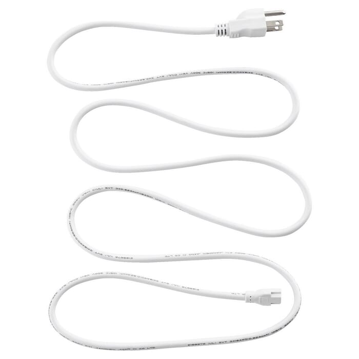 Quorum Transitional 72" Under Cabinet Power Cord in White Quorum Transitional 72" Under Cabinet Power Cord in White