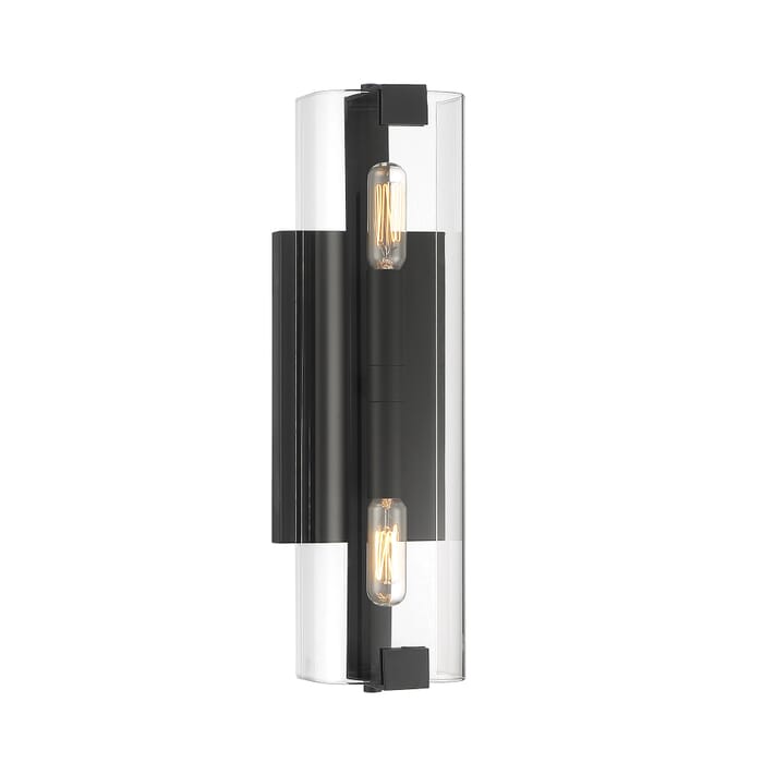 Savoy House Winfield 2-Light Wall Sconce in Matte Black Savoy House Winfield 2-Light Wall Sconce in Matte Black