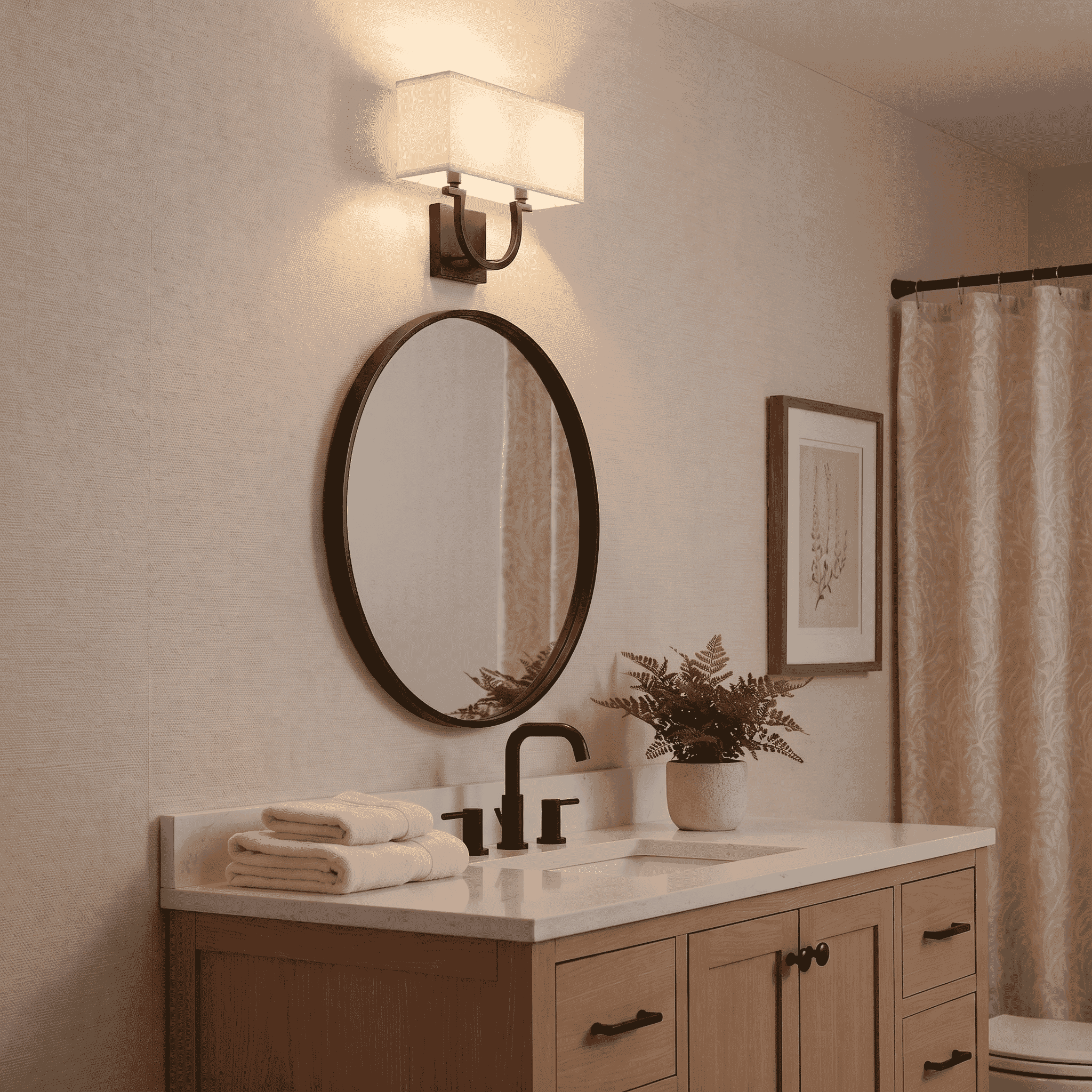 Matte Black Two Light Wall Sconce from the Rhodes Collection