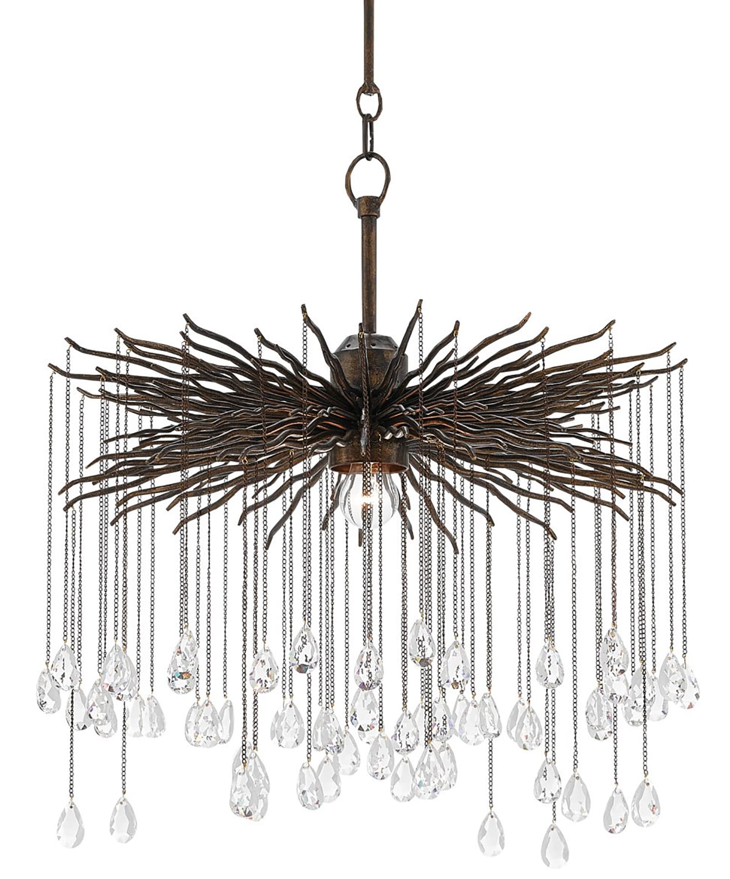 Currey & Company 23" Fen Small Chandelier in Cupertino